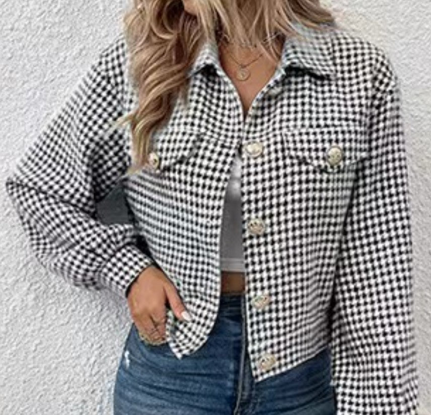 Women’s Short-Length Polyester Top – Long Sleeve | Light Blue, Red, Brown, Black | S–XL hanyelevate