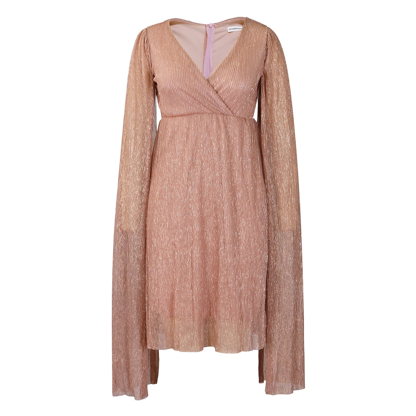 Women’s Solid Color Dress with Elastic Waist – Elegant Polyester Outfit | S–3XL