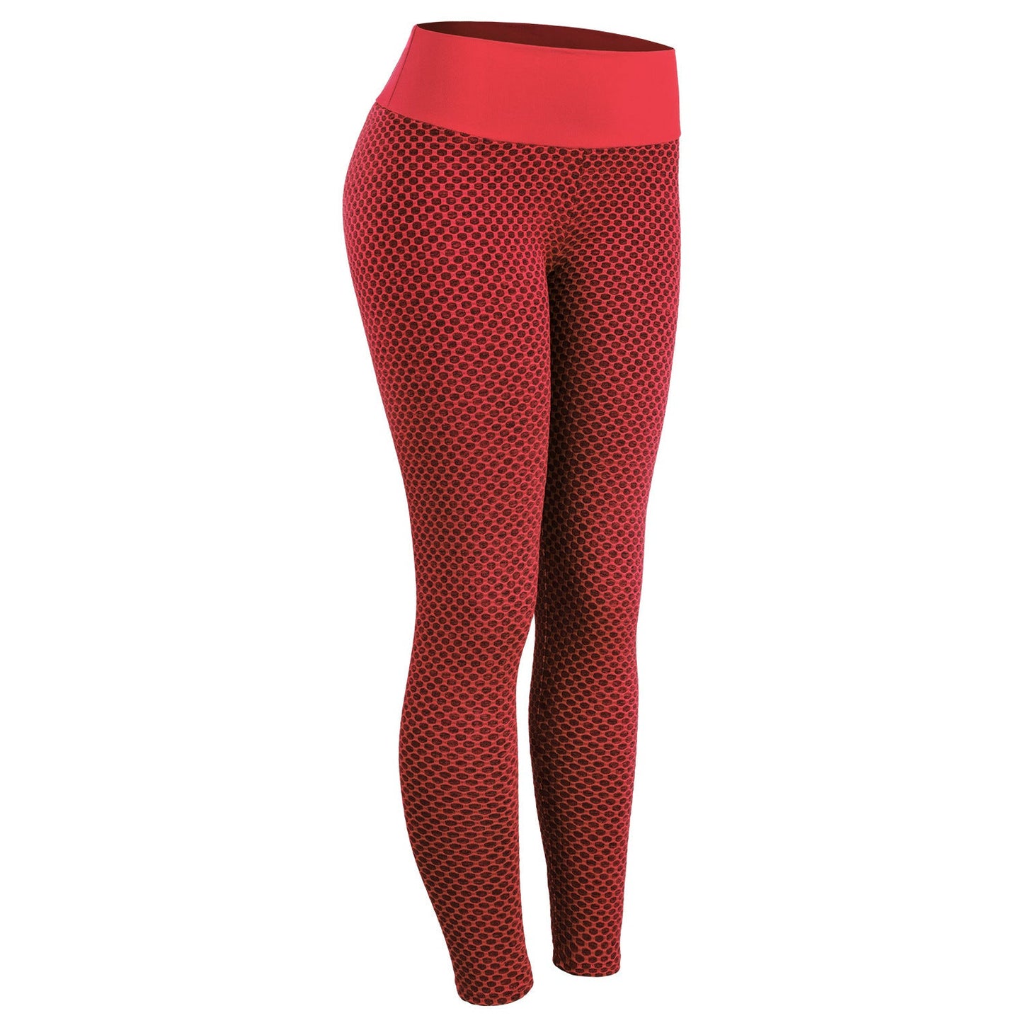 Women’s Plaid Yoga Pants – High Waist Seamless Fitness Leggings, Breathable Gym Wear hanyelevate