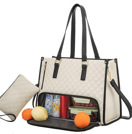 Women’s Insulated Lunch Bag – Leak-Proof, Large Capacity Tote with Laptop & Commute Storage hanyelevate
