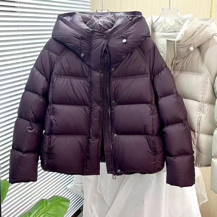 Women’s Thick Loose-Fit Polyester Jacket with Pockets – Commuting Style