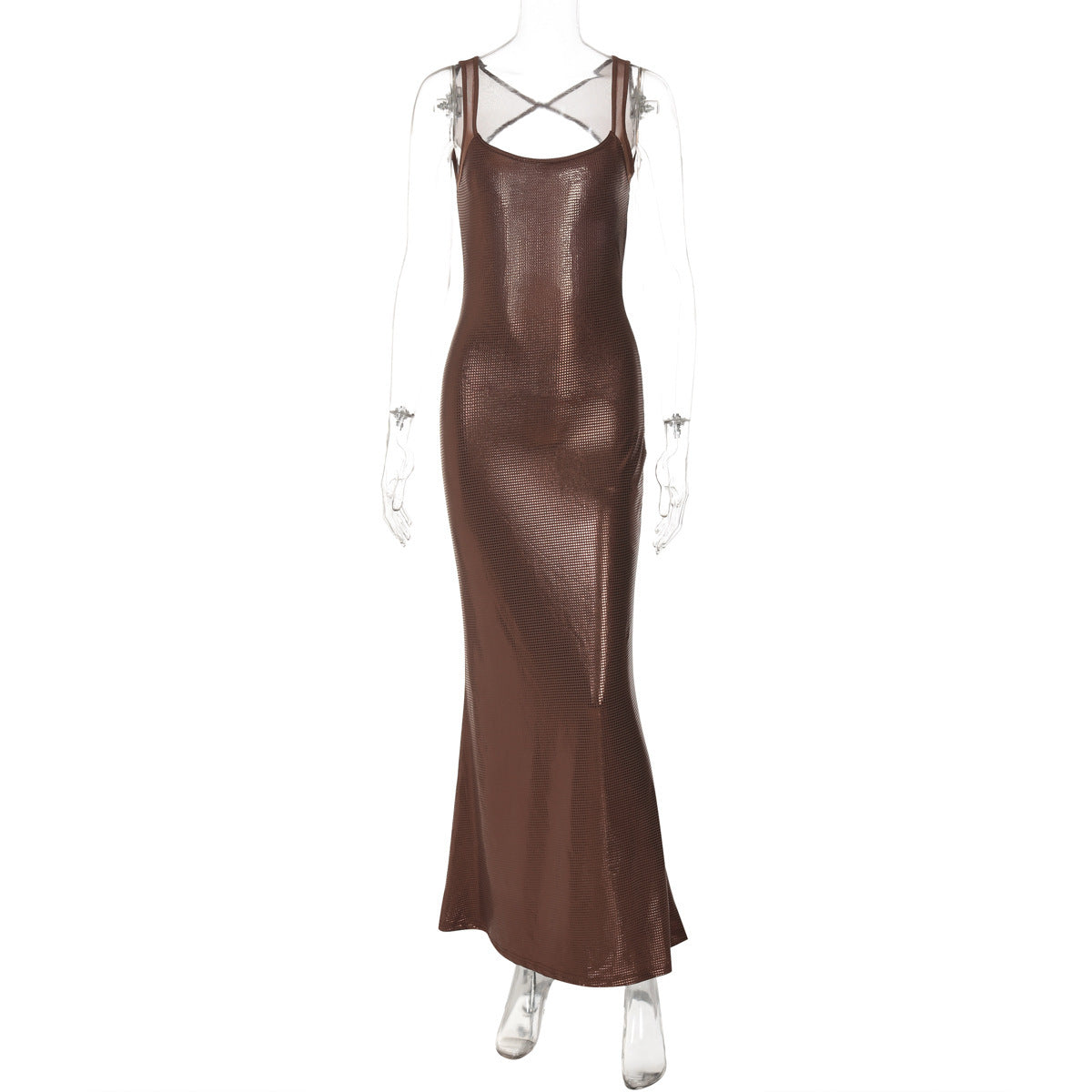 Women’s Backless Sling Dress | High Waist | Long Skirt | Street Fashion