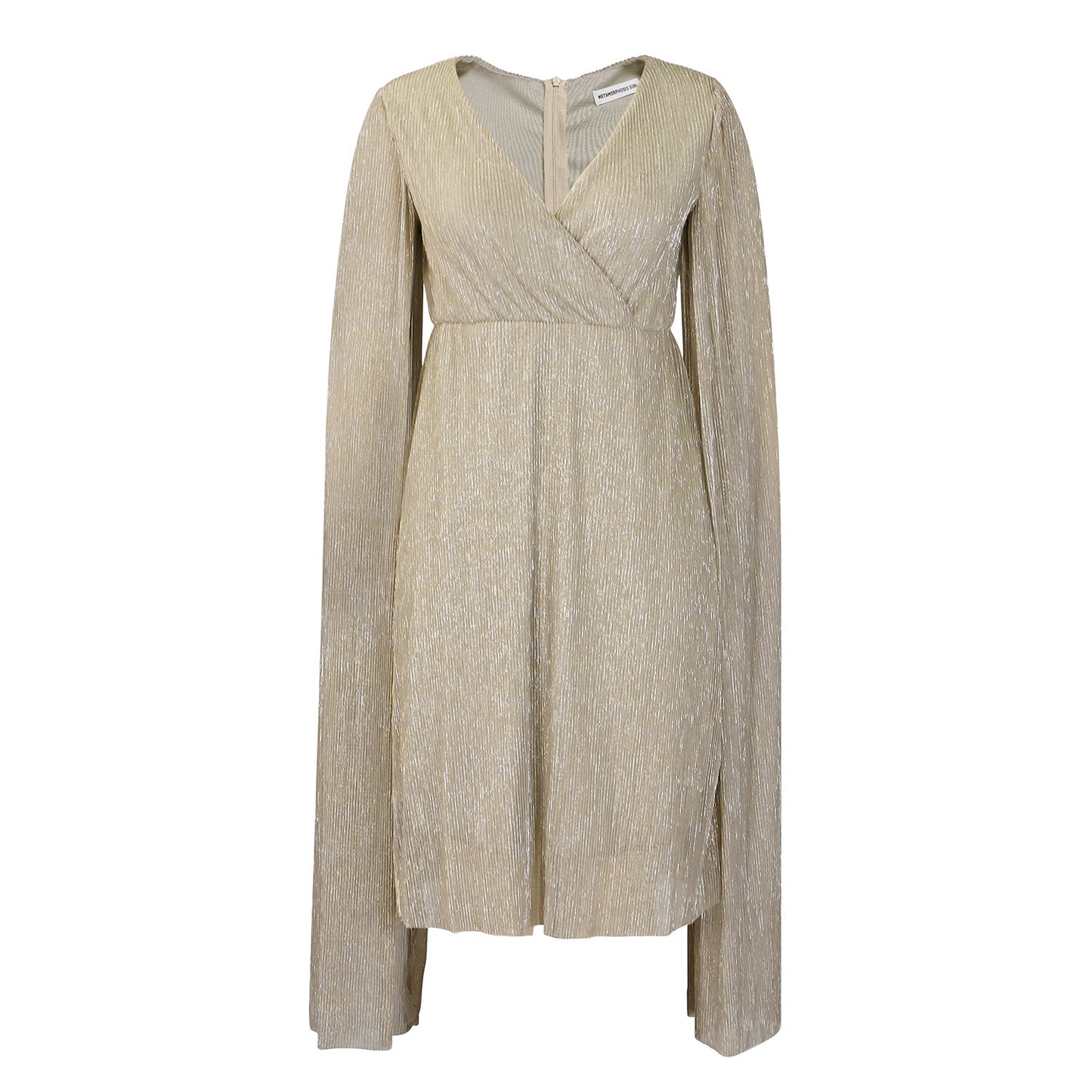 Women’s Solid Color Dress with Elastic Waist – Elegant Polyester Outfit | S–3XL