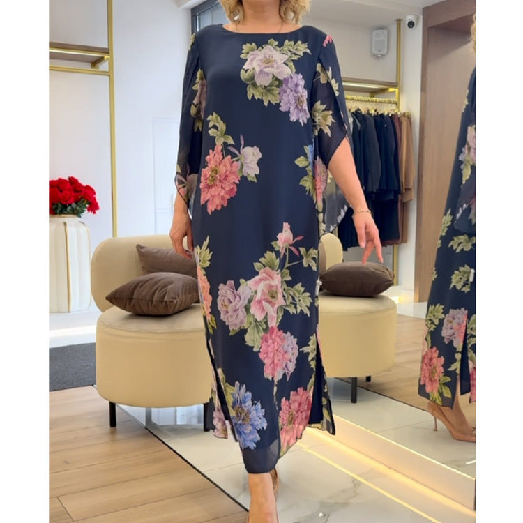 Stylish Printed Women’s Dress – Elegant Summer Fashion Outfit hanyelevate