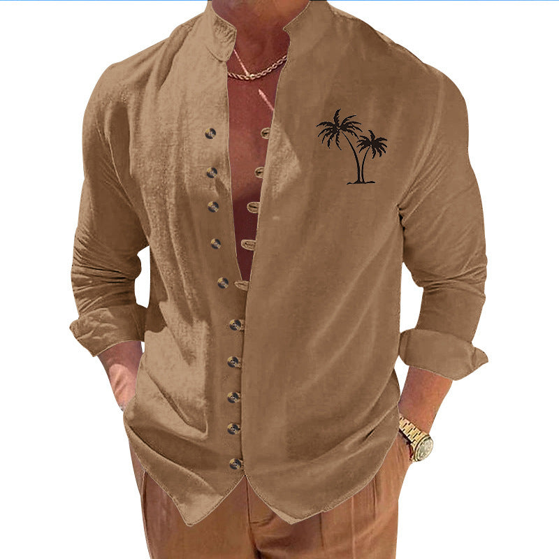 Women’s Slim Fit Long Sleeve Cardigan – Floral Print Solid Color Coat | S–3XL | Polyester