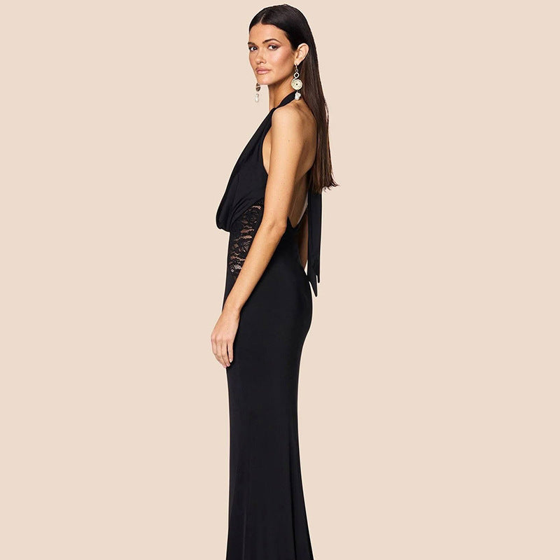 Elegant Temperament Commute Sleeveless Dress – Solid Color | Women’s Office & Evening Wear