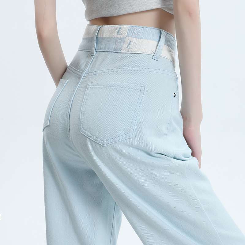 Women’s Cotton Wide-Leg Pants – High/Mid Waist | Meteor Blue, White, Rose Red | XS–2XL