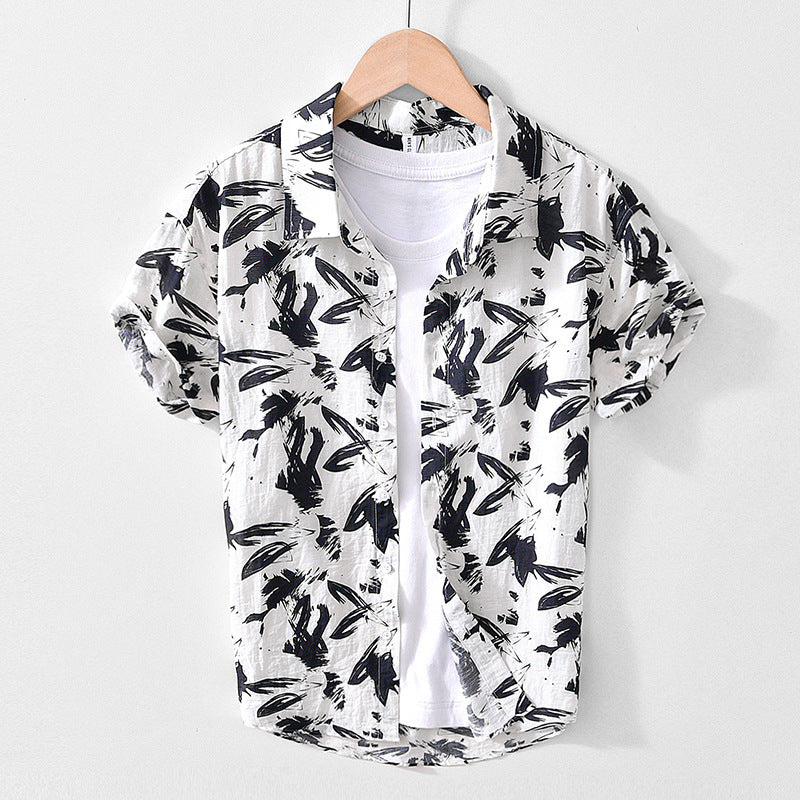 Women’s Street Hip-Hop Floral Cardigan – Loose Fit Long Sleeve Jacket | Printed Viscose Blend | Casual Outerwear