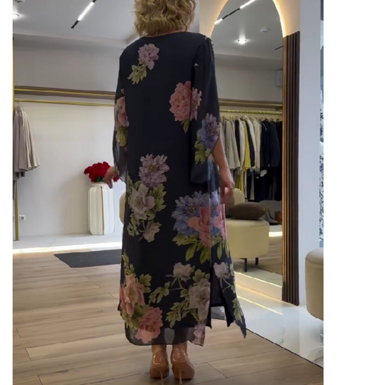 Stylish Printed Women’s Dress – Elegant Summer Fashion Outfit hanyelevate