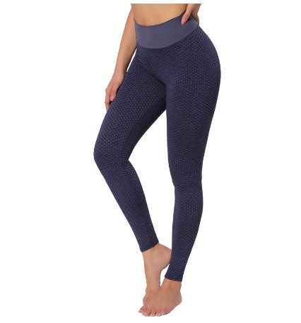 Women’s Plaid Yoga Pants – High Waist Seamless Fitness Leggings, Breathable Gym Wear hanyelevate