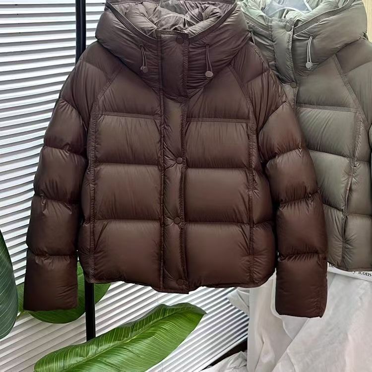 Women’s Thick Loose-Fit Polyester Jacket with Pockets – Commuting Style