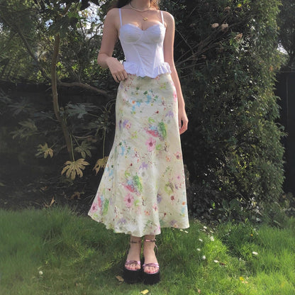 Slimming High Waist Fishtail Skirt – Sweet Girl Fashion Long Mermaid Skirt hanyelevate