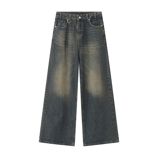 Retro Straight-Leg Denim Trousers | Unisex Youth Style | S–XXXL