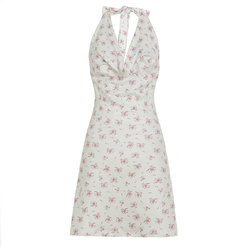 Women’s Pink Floral Sleeveless Dress| Midi pink floral sleeveless dress| Mini pink floral sleeveless dress hanyelevate