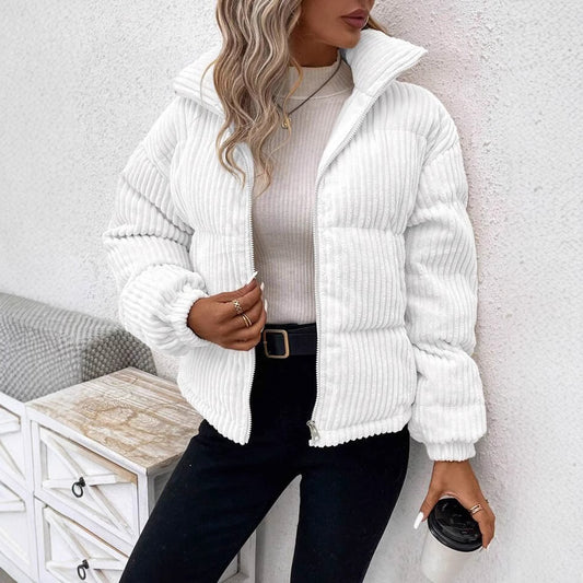 Women’s Loose Corduroy Shirt – Long Sleeve Cotton Blouse | Casual Button Down | S–XL | Multiple Colors