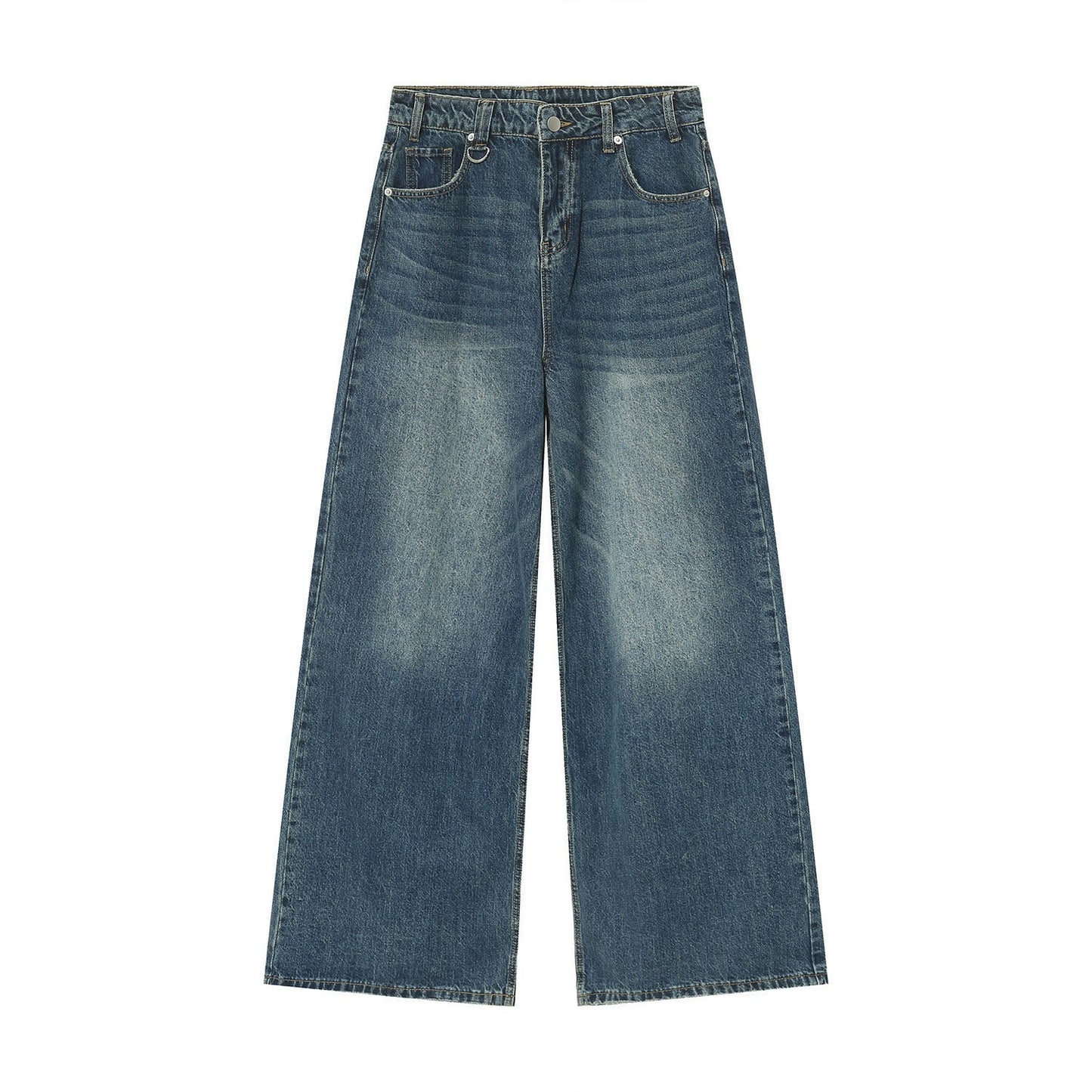 Retro Straight-Leg Denim Trousers | Unisex Youth Style | S–XXXL