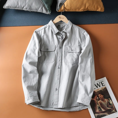 Men’s Loose Fit Casual Cardigan – Teen Boys Daily Wear, Polyester Fiber Blend, Lightweight Jacket