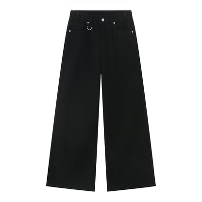 Retro Straight-Leg Denim Trousers | Unisex Youth Style | S–XXXL
