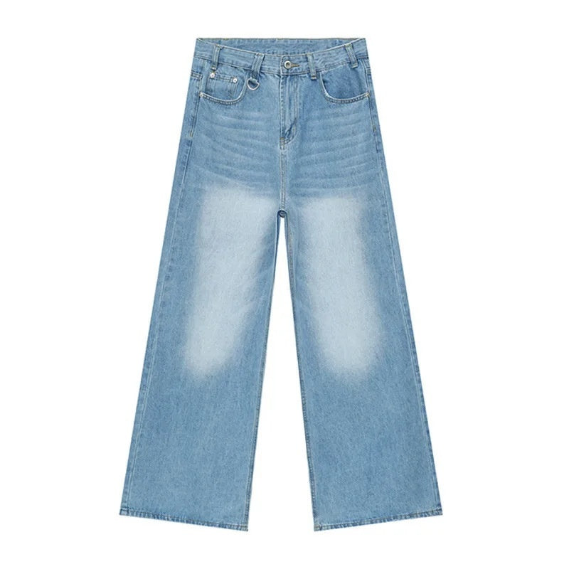 Retro Straight-Leg Denim Trousers | Unisex Youth Style | S–XXXL