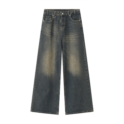 Retro Straight-Leg Denim Trousers | Unisex Youth Style | S–XXXL