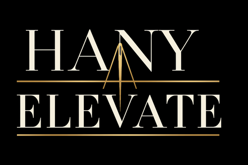 Hany Elevate — Light Wordmark for Dark Background